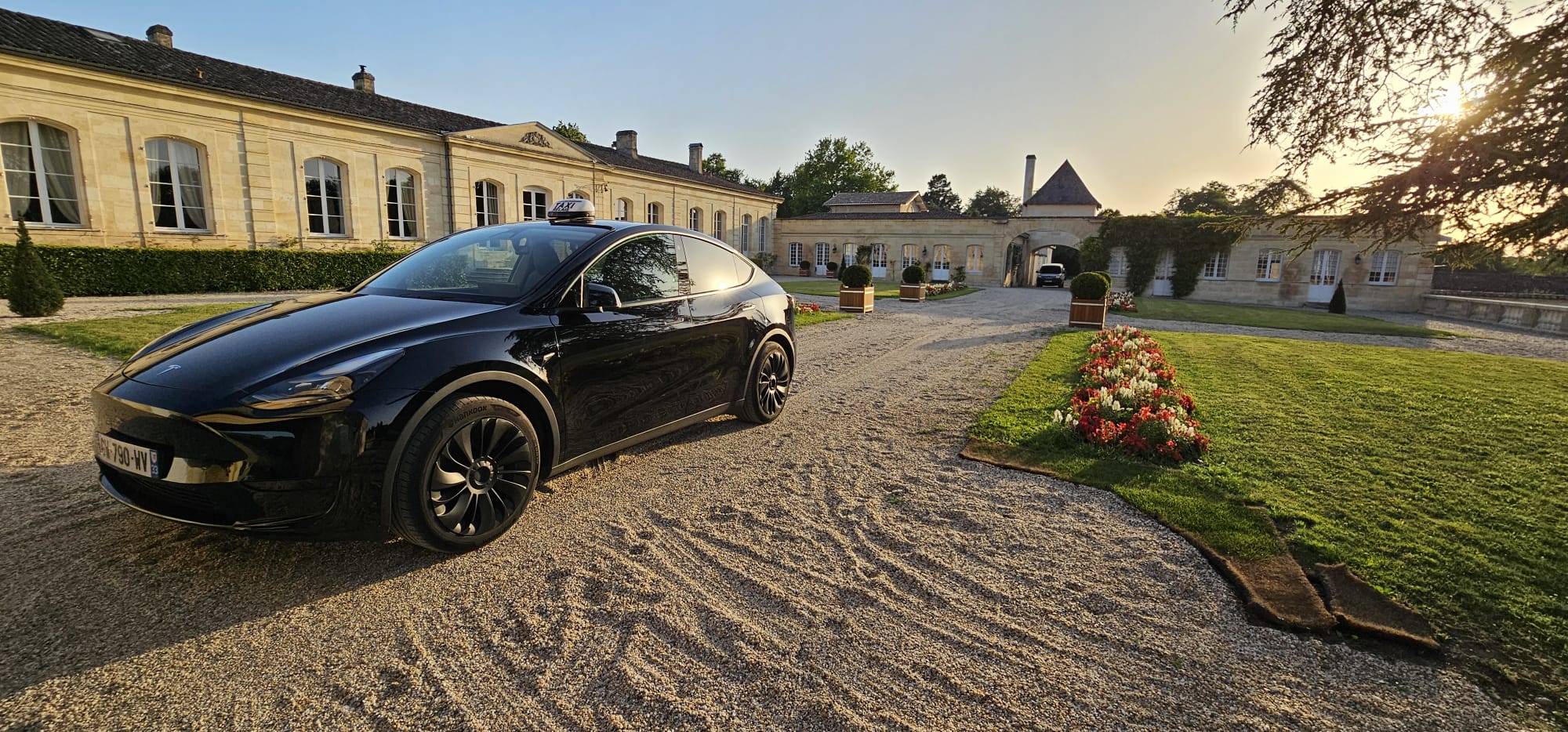 Tarif Taxi Aéroport Bordeaux Tesla Premium Vignobles